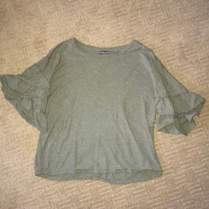 Ruffled Sleeve Top